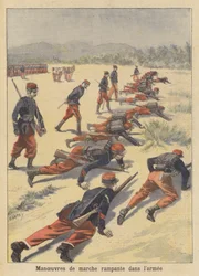 French Soldiers on Manoeuvres